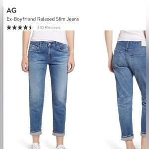 AG Ex-Boyfriend Relaxed Slim Jeans (15 Years Blue Shift)